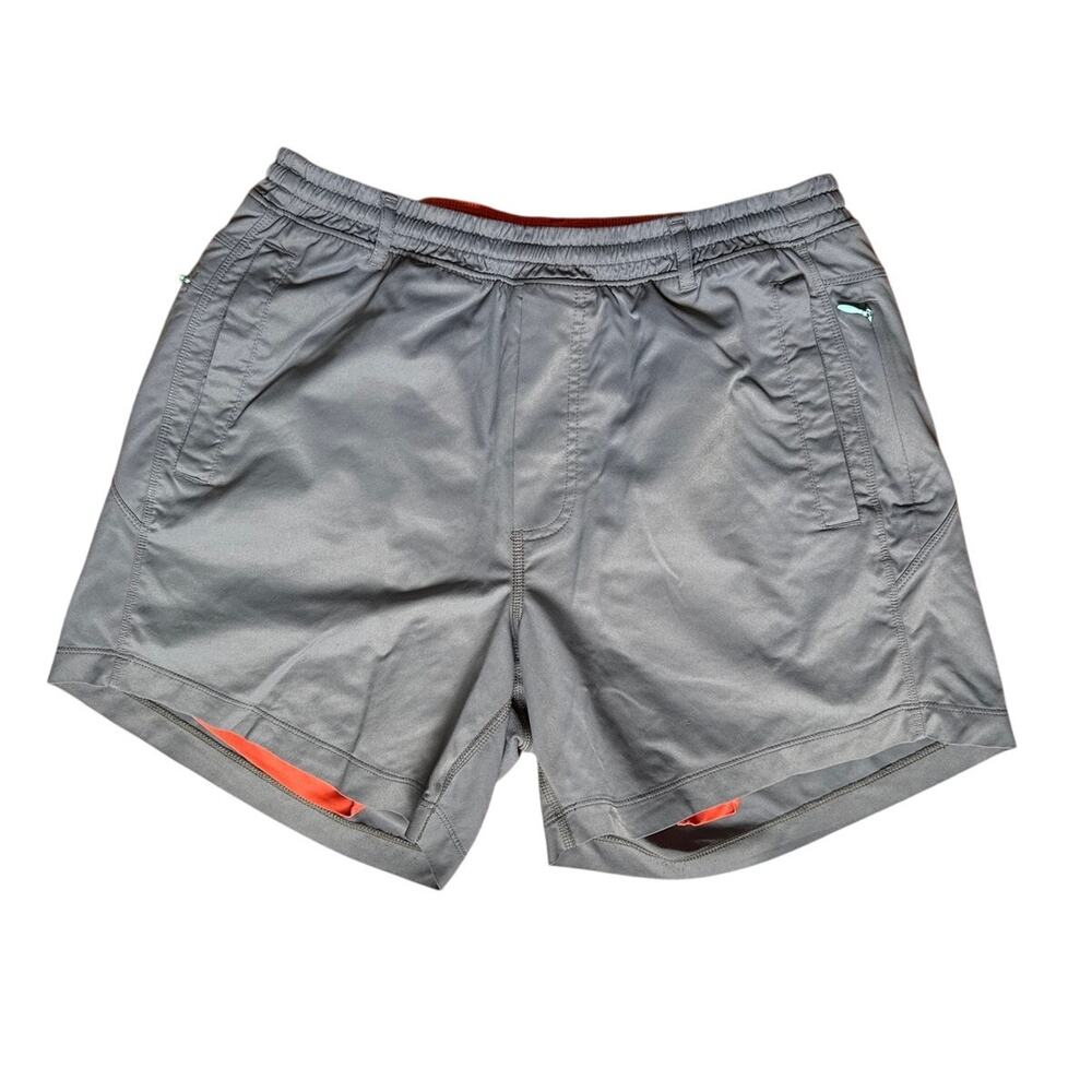 Birddogs Gray & Orange Shorts Size Large